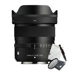 [포토리뷰이벤트] 시그마 C 15mm F1.4 DC 후지필름 X용 + MCUV필터 + 렌즈 클리닝펜 + 융 /WJK