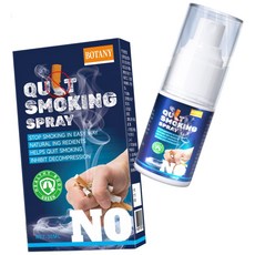 금연 패치 금연치료 금연 보조 용품 금연 삼백초 함유 금연 스프레이 금단증상 완화 및 폐 건강 회복 입 냄새 제거 30ml, 1개, 1개입