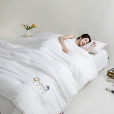 [26년신상 고품질] 사계절용 호주 골든울 양모이불 100% A등급 이불 호주 라이트그레이 100 호주 수입 양모 양털그레이+A형클라우드감촉원단 고급초특가, 화이트