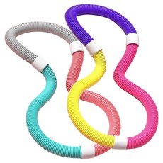 2025 업그레이드판 옷 더럽히지 않고 허리 다치지 않음 다이어트 훌라후프 뱃살 빼는 운동기구 다이어트 훌라후프, 혼색, 1개