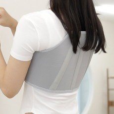 의사책 CB-M872 회색 갈비가슴 늑골보호대 1등급 신고 의료기기, 1개, 그레이