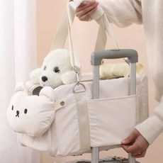 아그다 강아지 기내용 멀티 콘솔 이동가방 카시트 콘솔, 1개