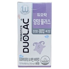 듀오락 얌얌플러스 750mg x 80캡슐, 80정, 1개