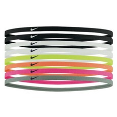 나이키 스키니 헤드 밴드 8개 팩 땀 방지 헤어 밴드 BN, 1세트, 멀티혼합