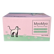 묘묘 고양이 닭가슴살 20g*100개 3박스, 300개, 20g, 닭고기