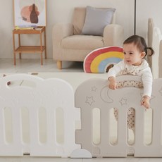 카라즈 블링 베이비룸 아기 안전 가드 울타리 아기실내놀이터 실내놀이터, 02_블링 그레이 2P