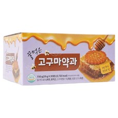 해나루한과 명인이 만든 꿀먹은호박약과35g*20개, 1개, 700g
