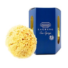 [건조클립증정] 그리스산 라그랑 천연해면 스펀지 - L SIZE, 1개, 옐로우
