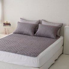 디어폴리 [국내 생산 전자파없는] 탄소매트 전기매트 카본 온열매트, 135X180cm, 스모키 그레이