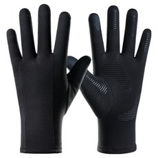 논슬립 축구 필드 장갑 풋살 겨울 방한 족구 스포츠 등산 러닝 장갑, 1세트, 블랙