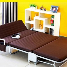이동식 침대 좁은방 사무실 숨기는 호텔 간이 접이식, 브라운