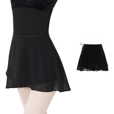 그리리 발레 쉬폰 랩 스커트 치마 힙커버