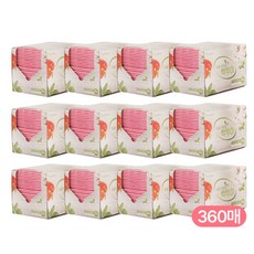 [국내생산] 요술 곽 수세미 싹싹이 360매(30매X12팩), 분홍색, 1박스, 360개