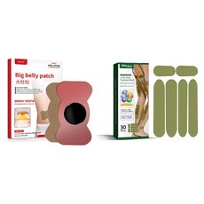 올인원 바디 뱃살제거 패치 슬리밍 지방연소 바디라인 셀룰라이트 관리도움, 1개, 2개입