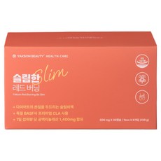 약손명가 슬림한 레드버닝 1BOX CLA 다이어트정, 6박스, 30정