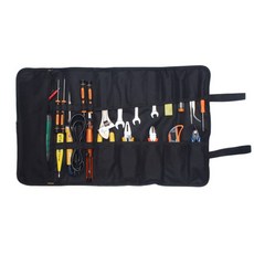 휴대용 공구가방 접이식 대용량 22개 포켓 보관함 다용도 연장 툴백 롤형, 1개