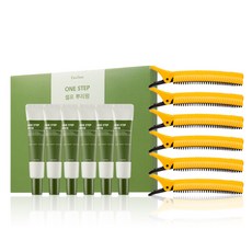 Fascino 韓式髮根豐盈霜 12ml 6入+瀏海蓬鬆髮夾 黃色 6入, 1組