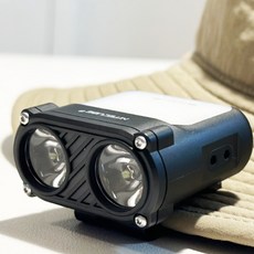 나이트큐브 충전식 센서 LED 헤드랜턴 NCL헤드온 듀얼 캡라이트, 블랙, 1개