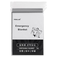 프리클라 은박담요 휴대용담요 비상담요 10매, L ( 160x210cm ), 10개