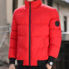 잼스 남성 패딩 오버핏 숏 패딩 베이직 심플