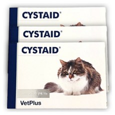 벳플러스 시스테이드 30캡슐 X 3개 고양이 캣 방광 요로 건강, 신장