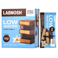 랩노쉬 저당 웨하스 초코바닐라, 53g, 10개