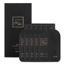 563LAB TATTOOFIT輕鬆染遮白染髮劑 5包入, 1盒, 黑色