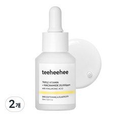 참존 티히히 마이크로 바이옴 트리플 비타민 세럼 피부결 탄력 톤업, 30ml, 2개