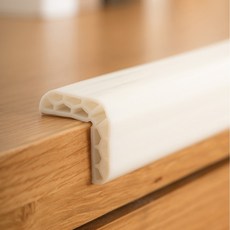 아가드 벌집 에어쿠션 PVC 모서리 보호대, 화이트, 2개