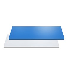 플라베니아 청색/백색 3T 플로베니아 바닥보양재 플라스틱골판지 단프라 3T, 10개, 청색 3T 1800x900