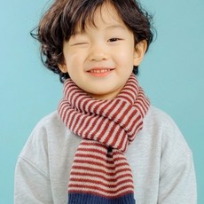윌리 스트라이프 머플러 아동 키즈 목도리