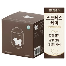 강아지 스트레스완화 영양제 감정안정 GABA L-테아닌 트릿 30개입 폴라밸런스, 3박스, 스트레스완화/안정/집중력관리, 30정