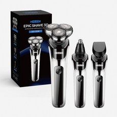 헬릭스케어 에픽쉐이브 전기 면도기 남자 생활방수 전동면도기, 블랙, EQ-232K