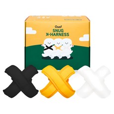 오우프 반려견 스너그 X형 하네스, 아이보리, 1개