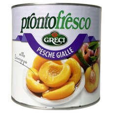 100년전통 그레치 이탈리아 노란 복숭아 통조림 2.65kg 비건인증, 1개