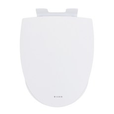 무소음 양변기 변기커버 시트뚜껑 교체, 날개형, 화이트, 1개