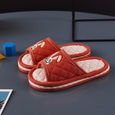 롤리 트레이드 3중쿠션 초등학생 슬리퍼 토끼 실내화 미끄럼방지 층간소음 방지 면거실화 학원 실내화