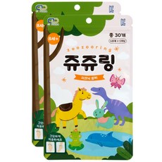 쥬쥬링 온가족 모기 기피팔찌 2개(60p) 썸머밴드 향기팔찌 캠핑용 여행 KC인증, 150g, 2개