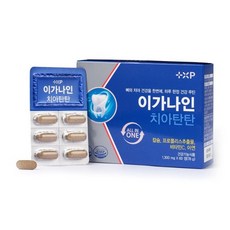 이가탄탄 인사돌 플러스 정품 칫솔 증정 이가나인 치아탄탄 식약처 인증, 1세트, 60정