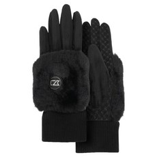 커터앤벅 여성 니트퍼 방한 골프장갑(양손) - CBL5WGV271, 블랙, 1개