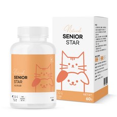 멍냥이랑 반려동물 영양제, 60정, 시니어, 1개