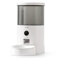 묘향가 x골든카프 반려동물 진공 무선 방습제가 필요없는 앱연동 펫캠 자동급식기 1구타입, 1개, 혼합색상, 4.5L