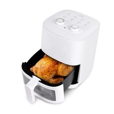 REINA 투명창 보이는 에어프라이어 3.5L, RAF-W8135, 화이트