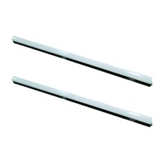 엘포스 LED SIMPLE 300mm 티라인직부등 폭33 고휘도8W 고밝기 플리커프리 일자 좌우 연결 가능 전원부 별도 바디블랙, 전구색, 2개