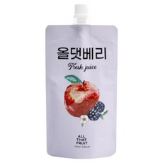 올댓베리 청송 블랙베리 복분자 사과즙, 30개, 120ml