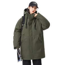 스타일닥터 남성 겨울 도톰한 패딩 점퍼 미디 롱 기장 보온 멋진 패딩