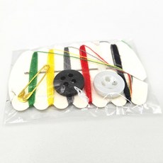 생활이지 긴급용 휴대용 미니 반짓고리 바느질 세트 빈짇고리, 1개, 상세페이지 참조