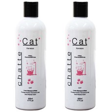 샤뜨 고양이 자묘용 키튼 샴푸 린스 겸용, 2개, 500ml