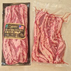 원육 갈비살 늑간살 2kg(구이 찜 국거리) 뼈없는 순살갈비찜 업소용 수입소고기 미국산 소갈비 캠핑용 바베큐, 2kg, 1개