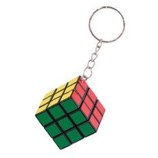 미니 큐브 3X3 집중력향상 사고력 장난감 두뇌 발달 취미 창의력 입체 도형돌리기 휴대용, 2. 미니 큐브 키링